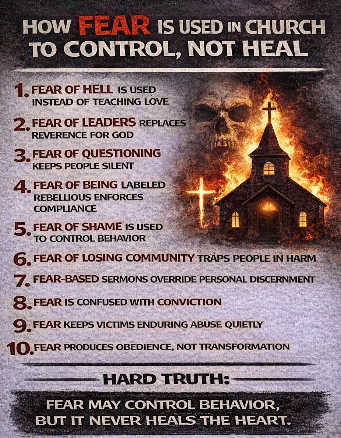Mental - How fear is used to control | Facebook