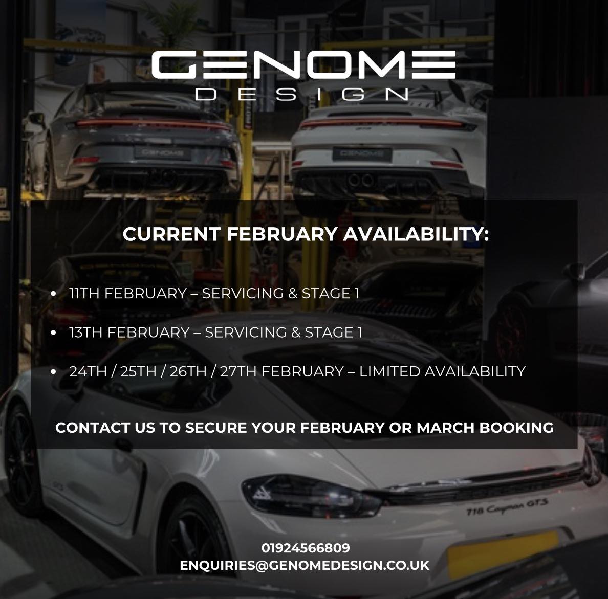 Genome Design Porsche | Sherburn in Elmet