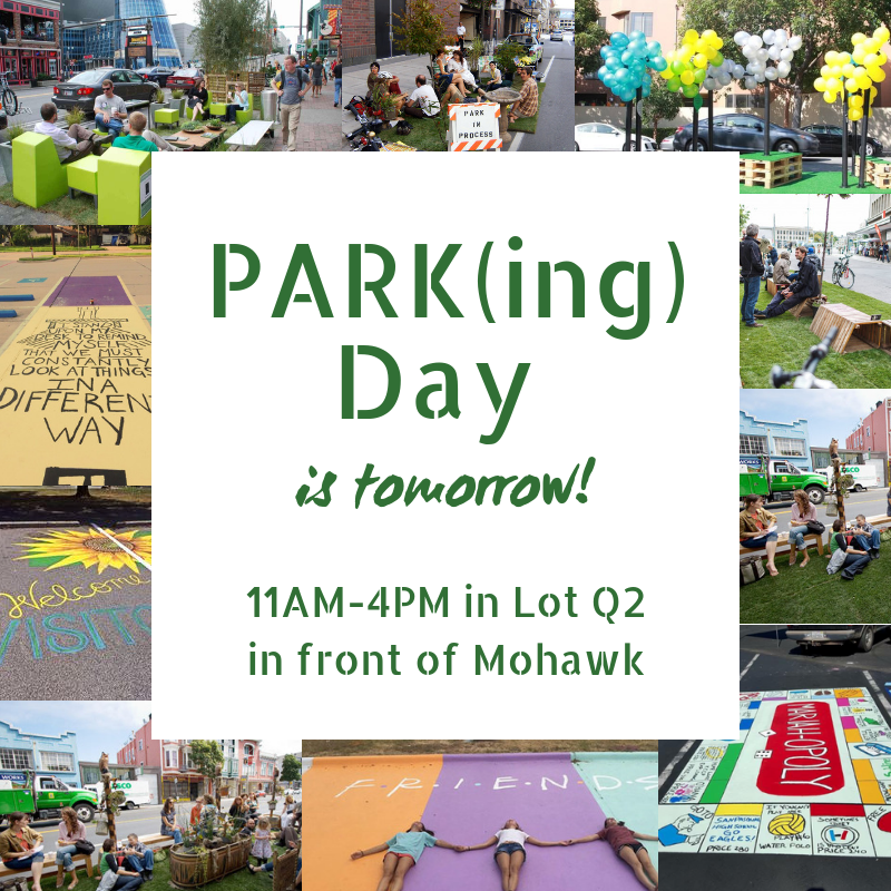 Binghamton - Tomorrow is finally PARK(ing) Day! PARK(ing) Day is an ...