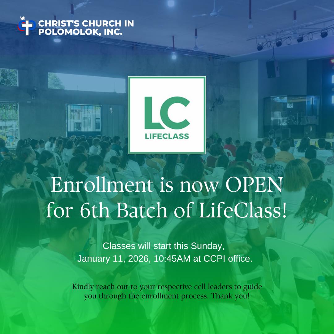 Enrollment is now open... - Christ's Church in Polomolok Inc. | Facebook