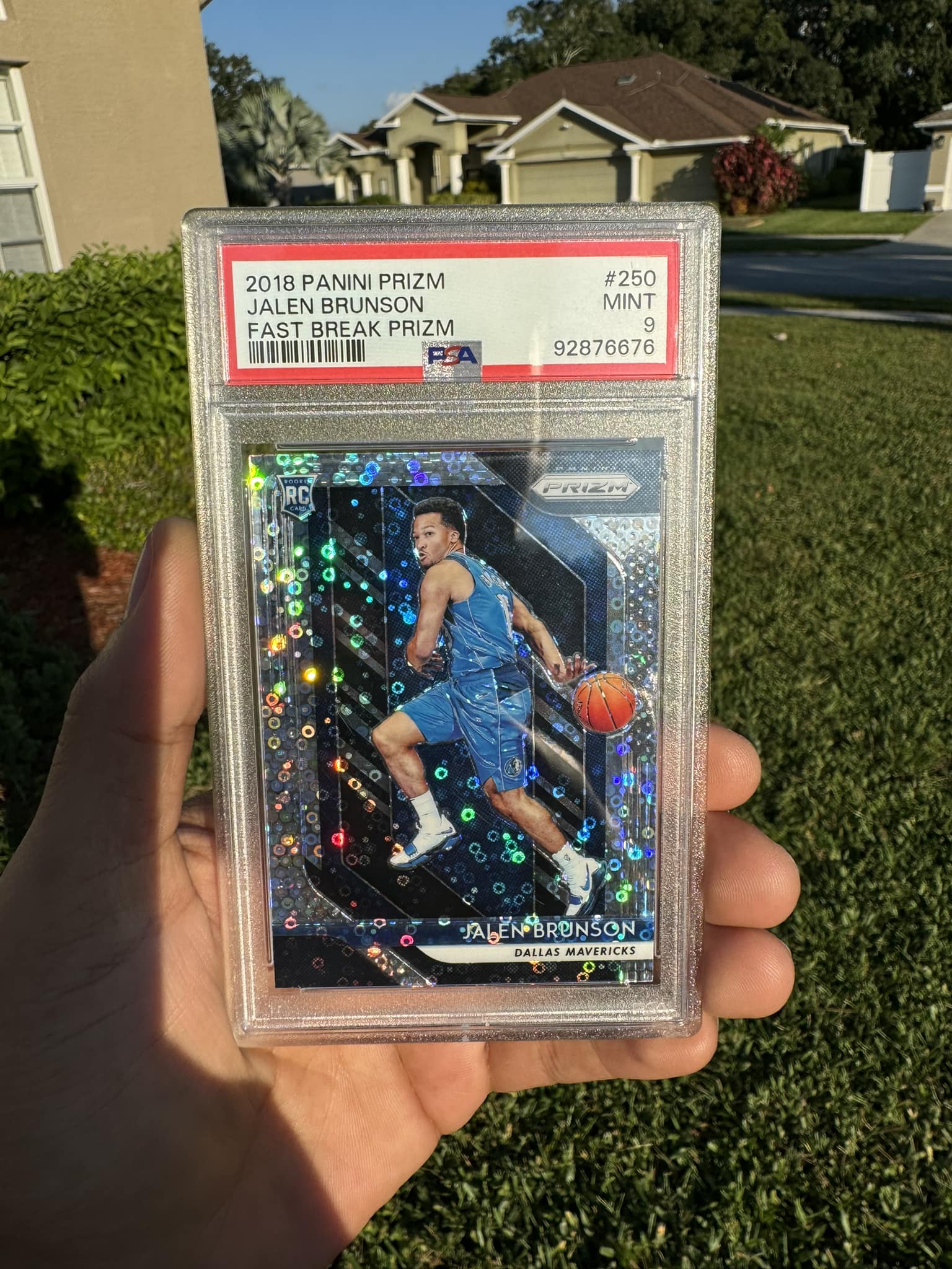 Jalen Brunson 2018 Prizm gold card sells for record $99,000