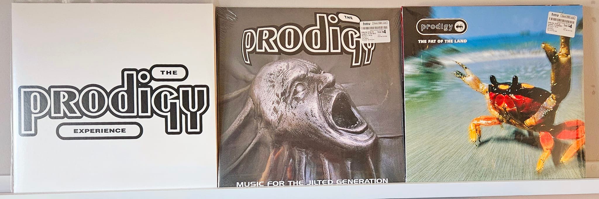 Just finished spinning The Prodigy - Experience. Released in 1992