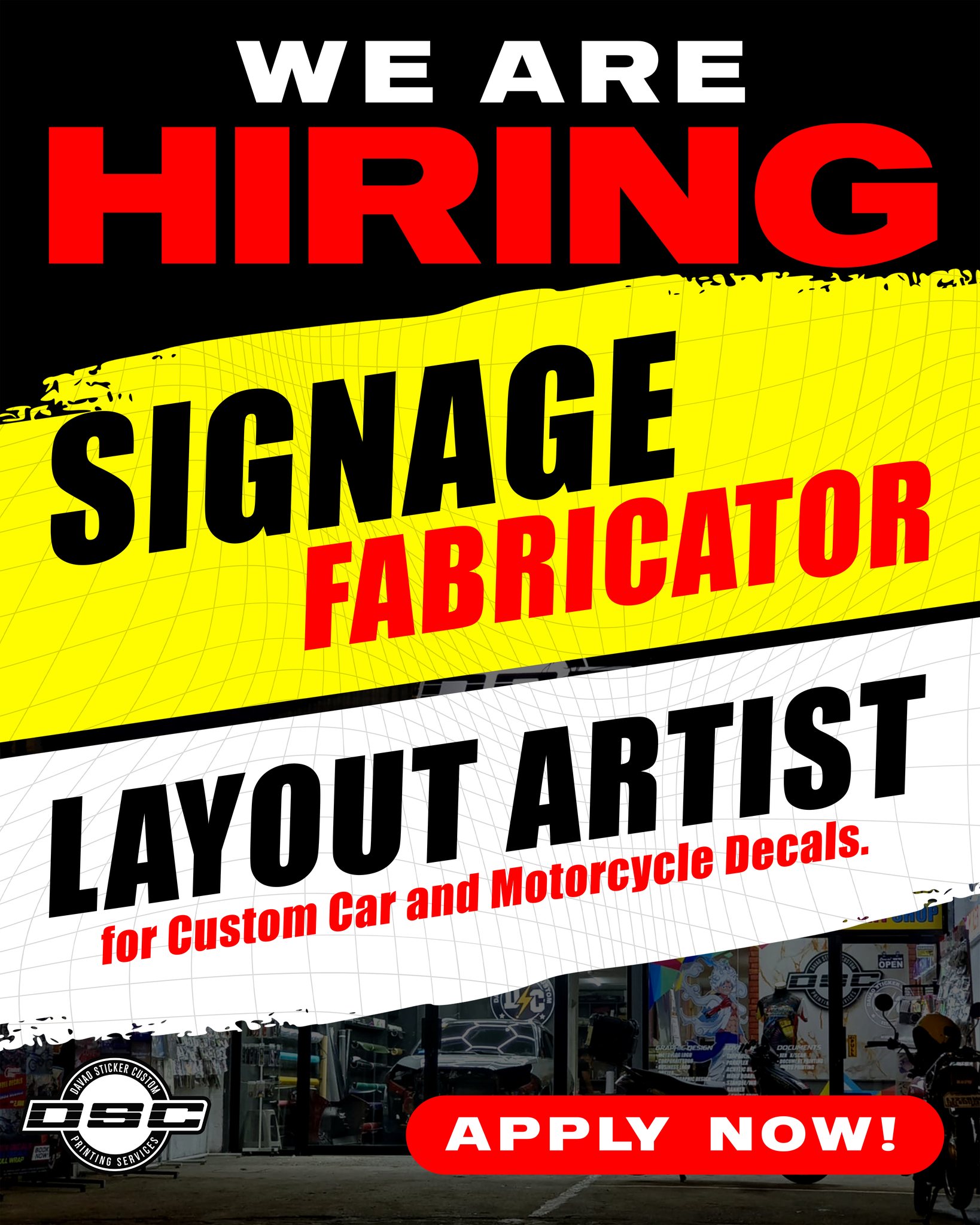 Davao - 🚨 WE ARE HIRING! 🚨 Position: 🔧 Signage Fabricator 🔨 Signage ...