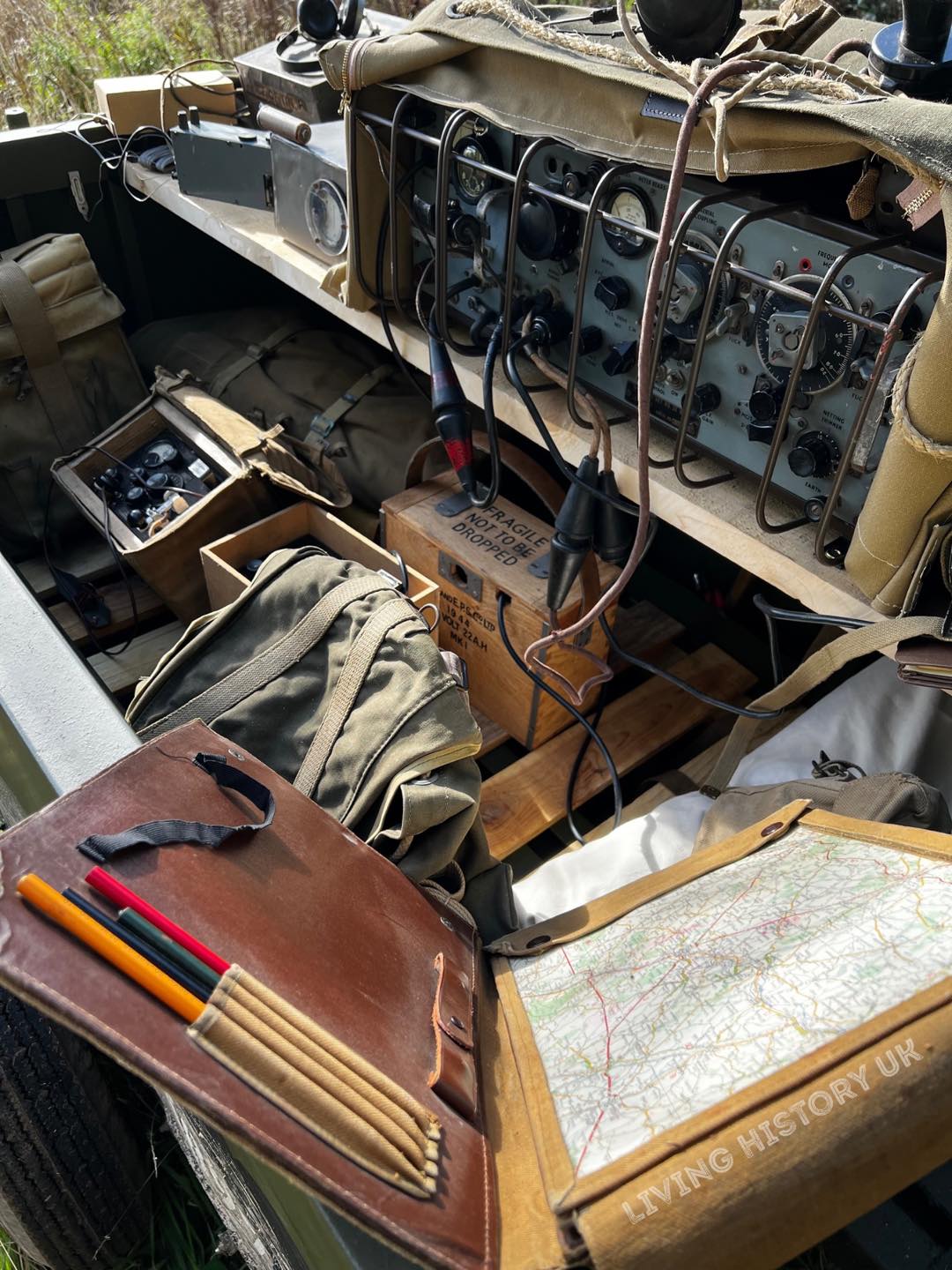 Living - The contents of an SAS trailer during Operation Wallace ...