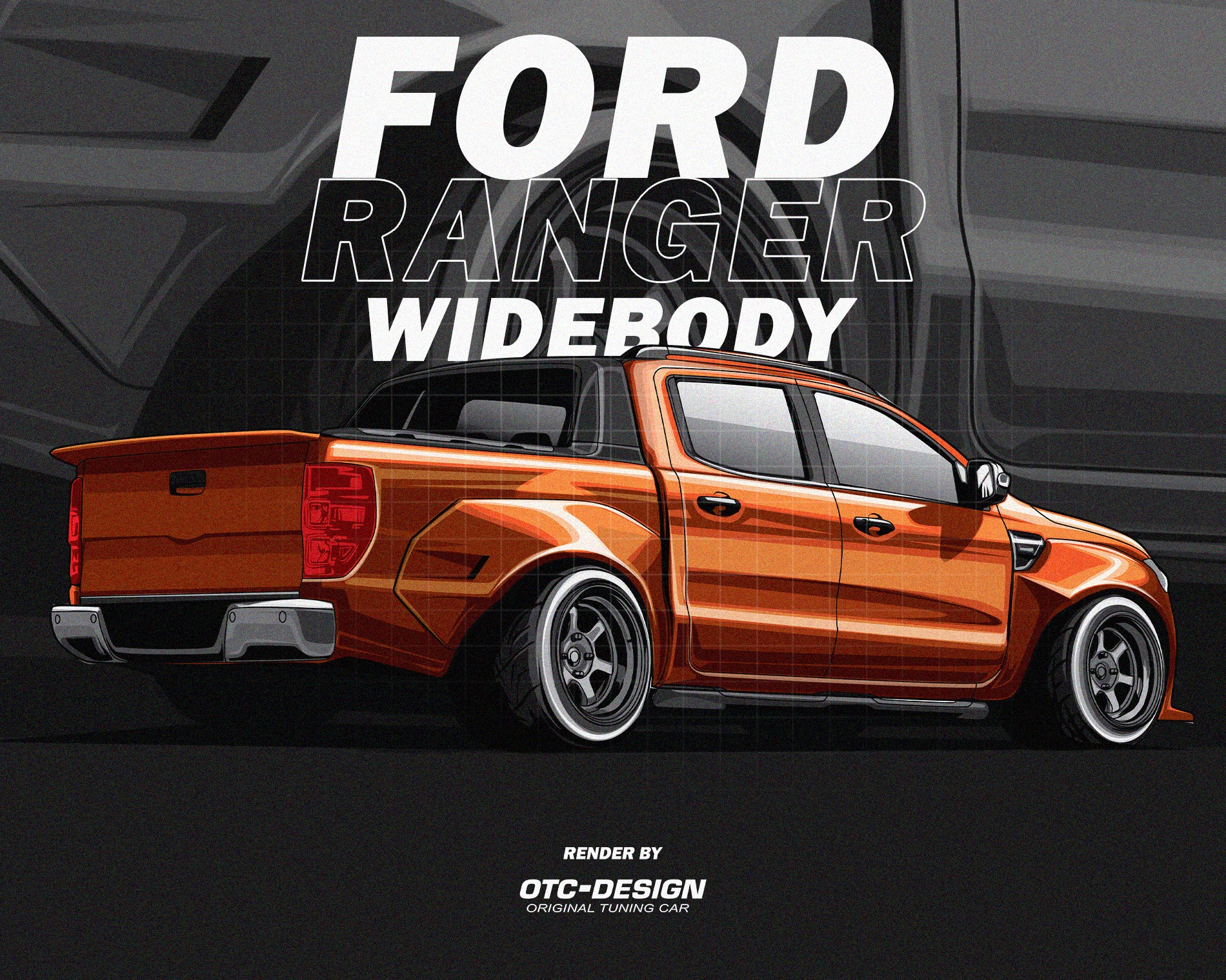 OTC Design - Ford Ranger widebody render custom by OTC Design | Facebook