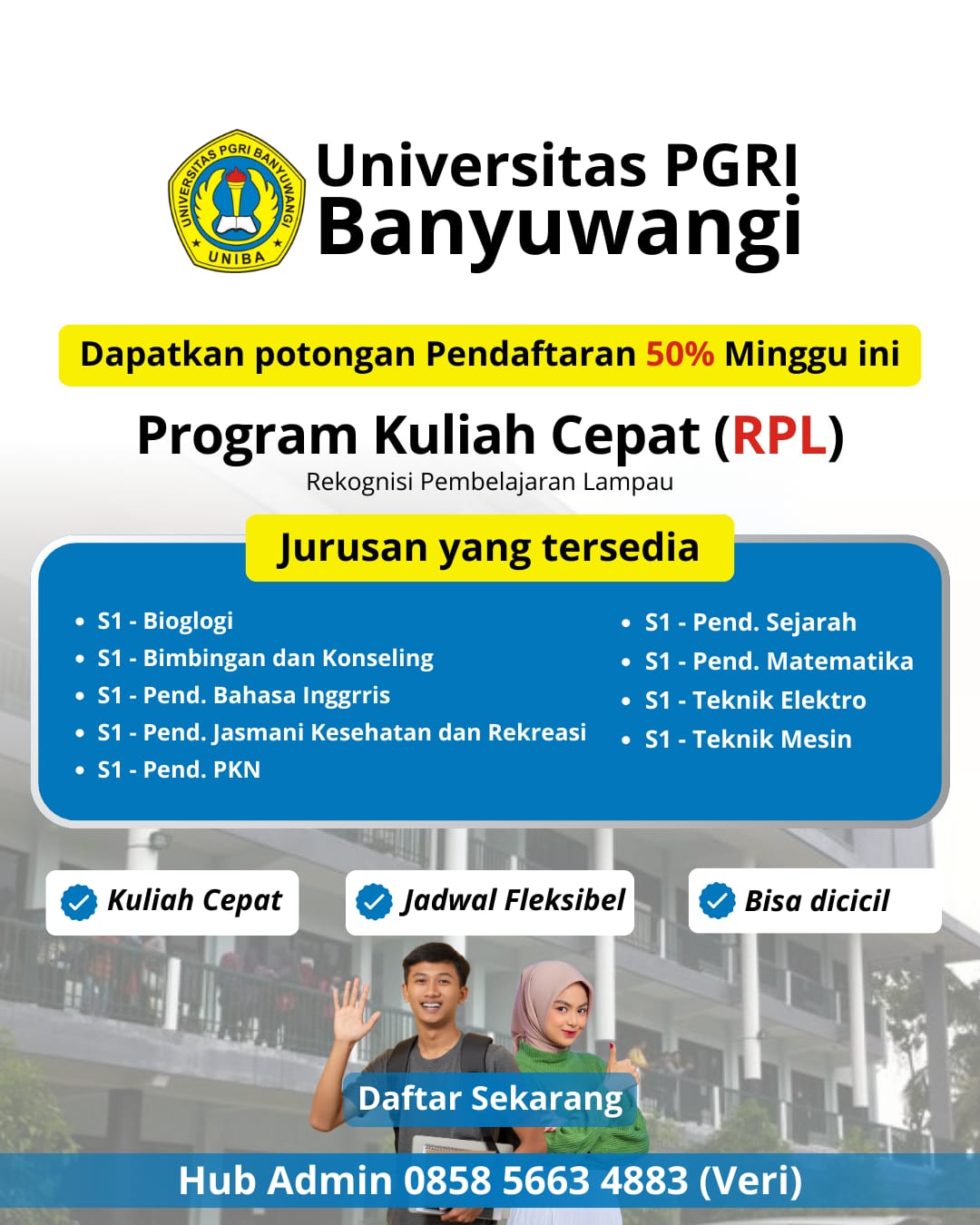 Kuliah Full Online Resmi (D3, S1, S2) | **🎓 Program Kuliah Cepat (RPL ...