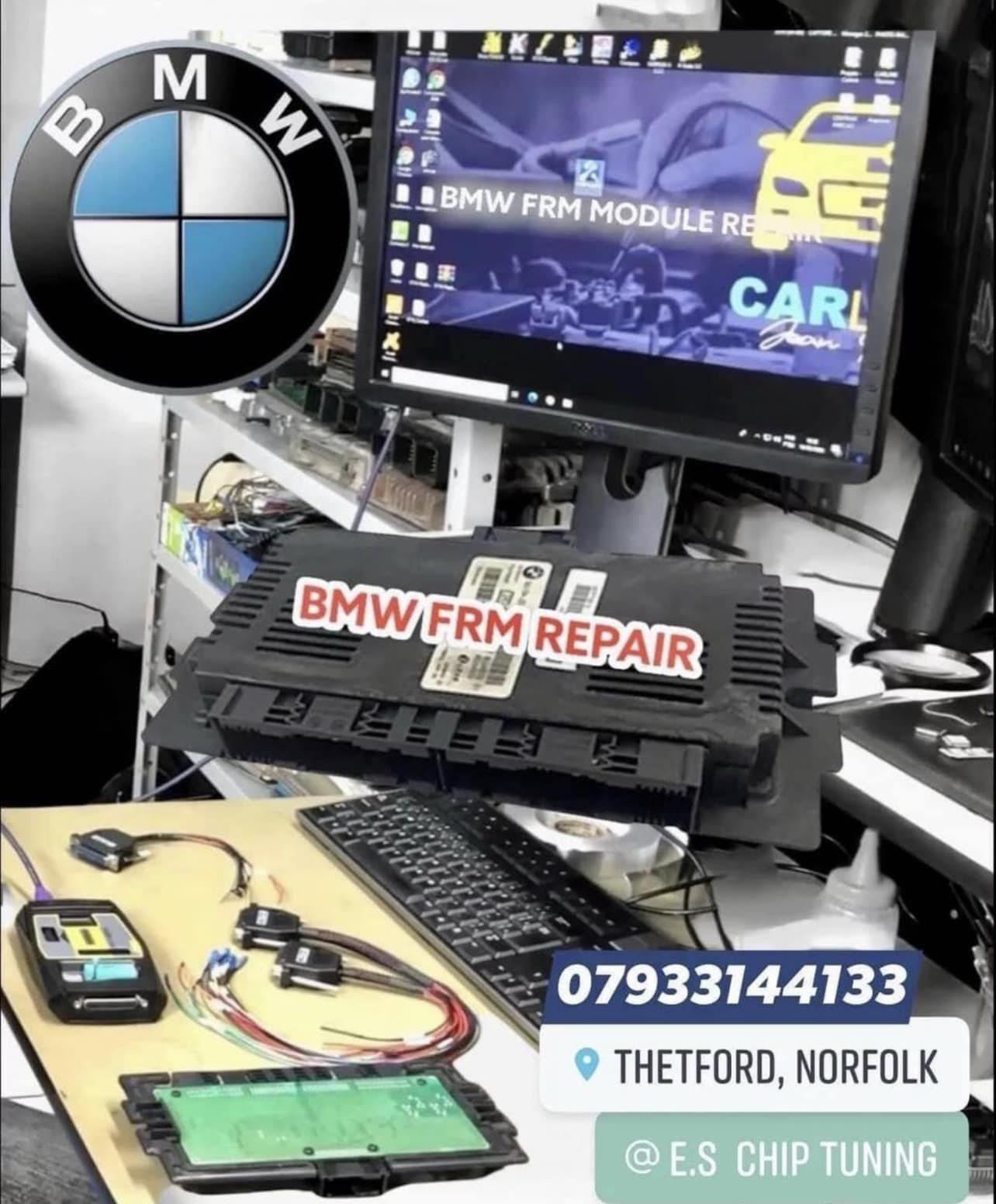 E.S AUTO TECH - - [ ] 💉BMW MINI FRM MODULE- FOOTWELL... | Facebook