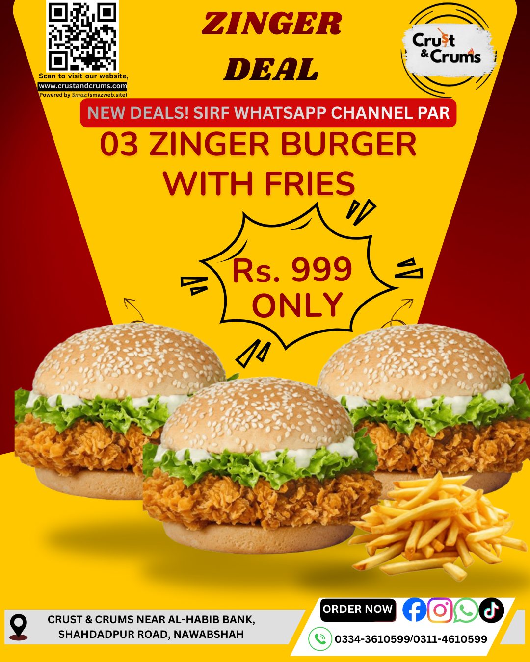 Crust&Crums Nawabshah | Nawabshah