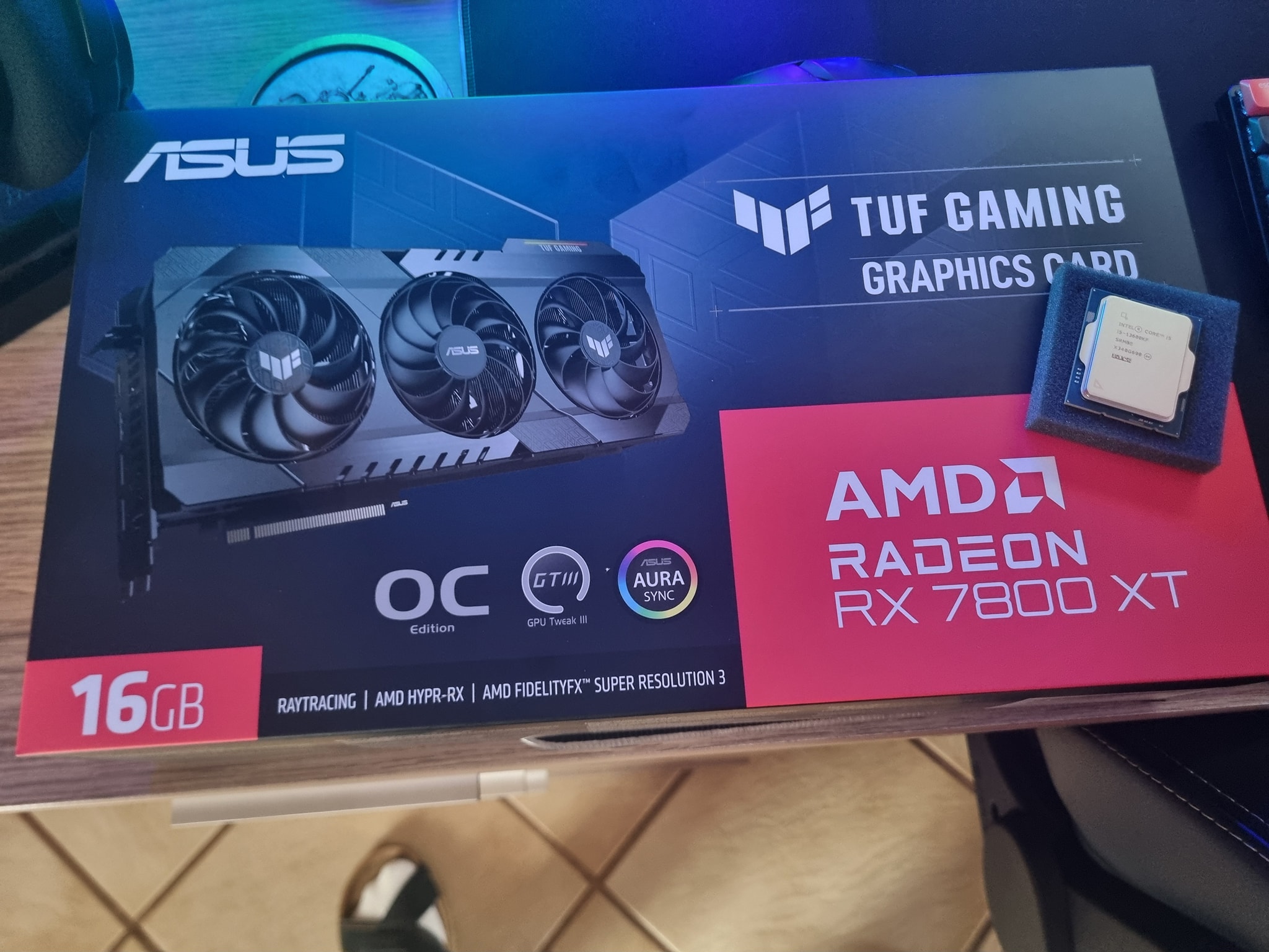 New gaming PC build with i5 13400F and RX 7700XT