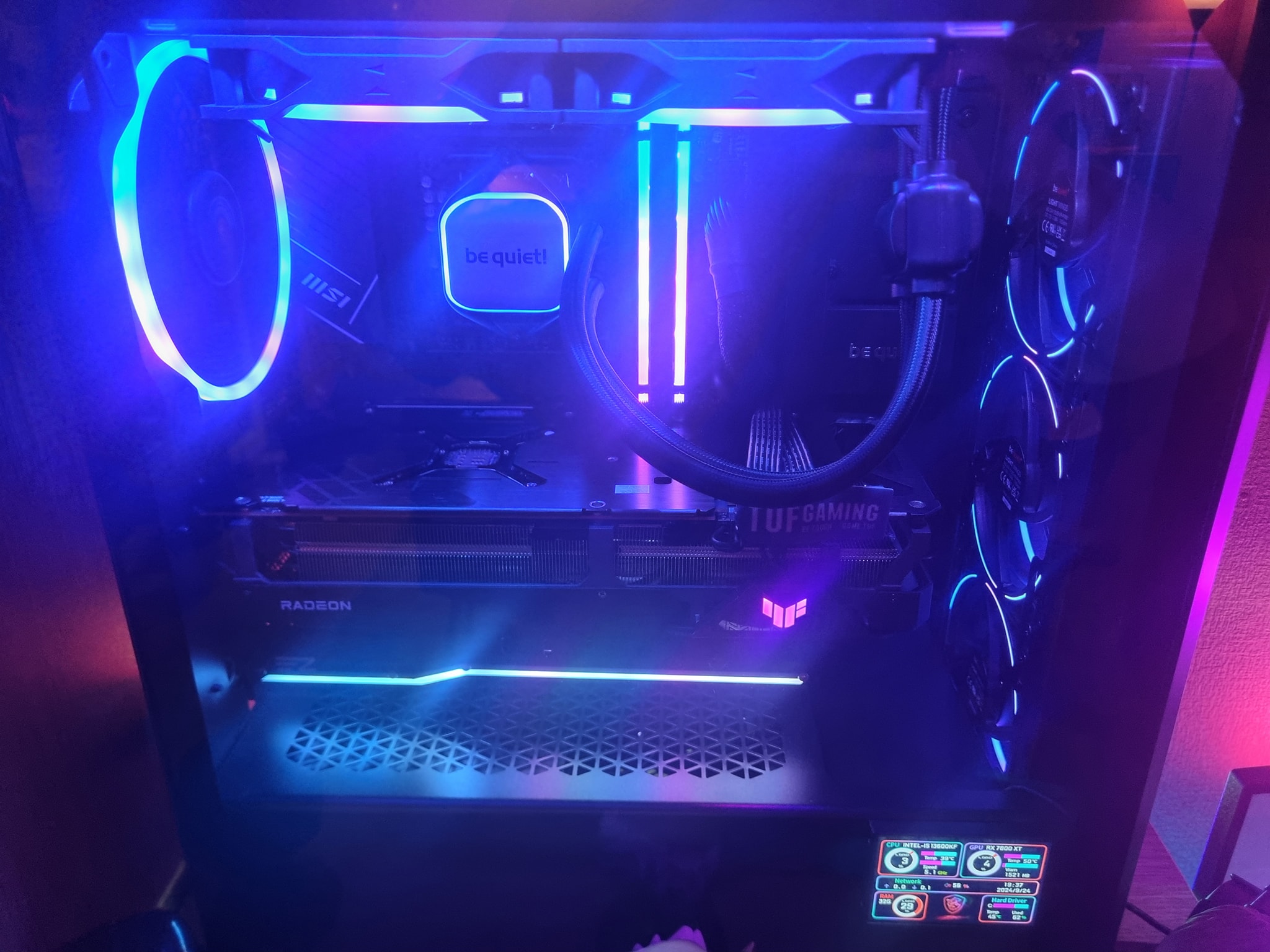 New gaming PC build with i5 13400F and RX 7700XT