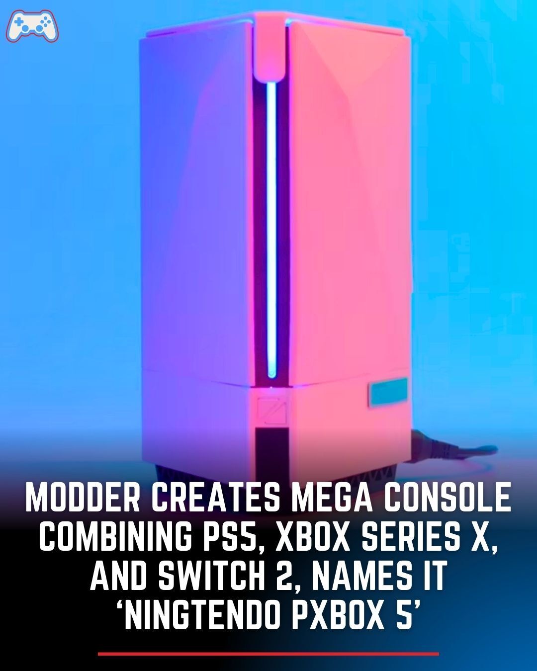Chinese YouTuber xnzxnz has created a hybrid console merging the