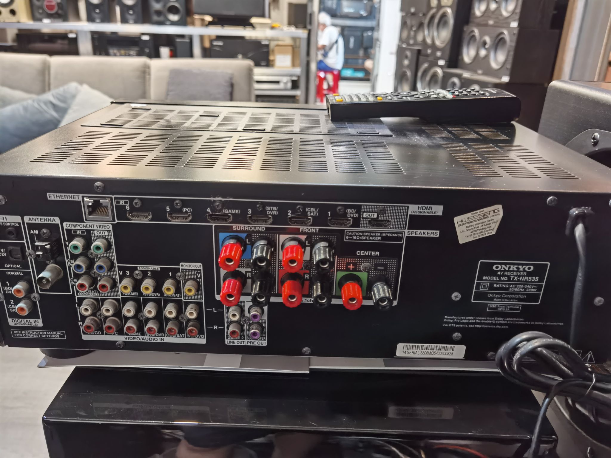 Amplituner 5.2 Onkyo TX-NR535 HDMI ARC 4K WiFi BLUETOOTH GWARANCJA
