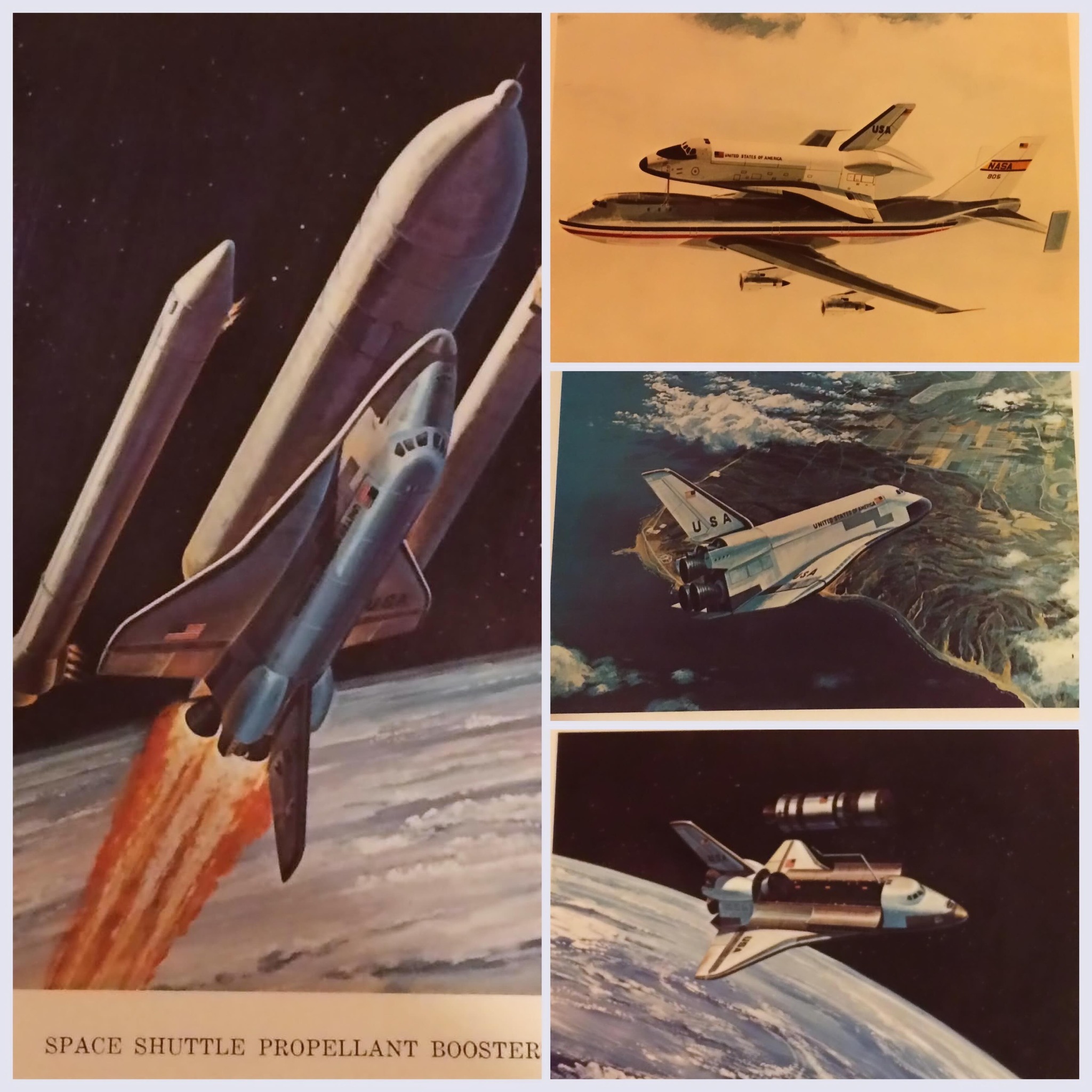 アート・デザイン・音楽 Space Shuttle THE FIRST 20 YEARS Artist concept of the early design of the Rockwell Space Shuttle.