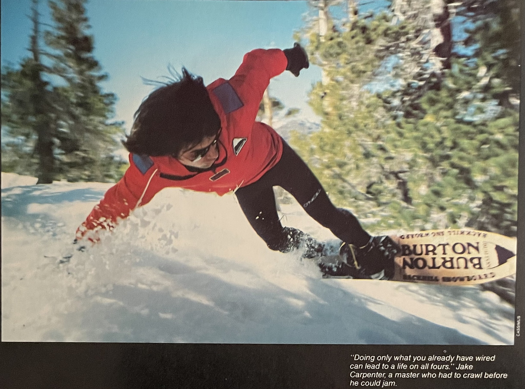 BURTON スノーウェア/スキーウェア XL Rare photo of Jake Burton in 1982