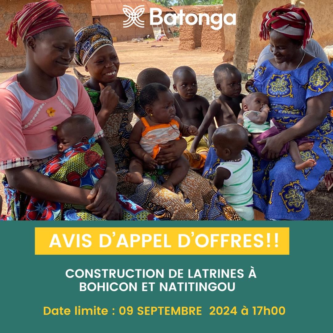 🚧 Appel d'Offre pour la... - The Batonga Foundation | Facebook