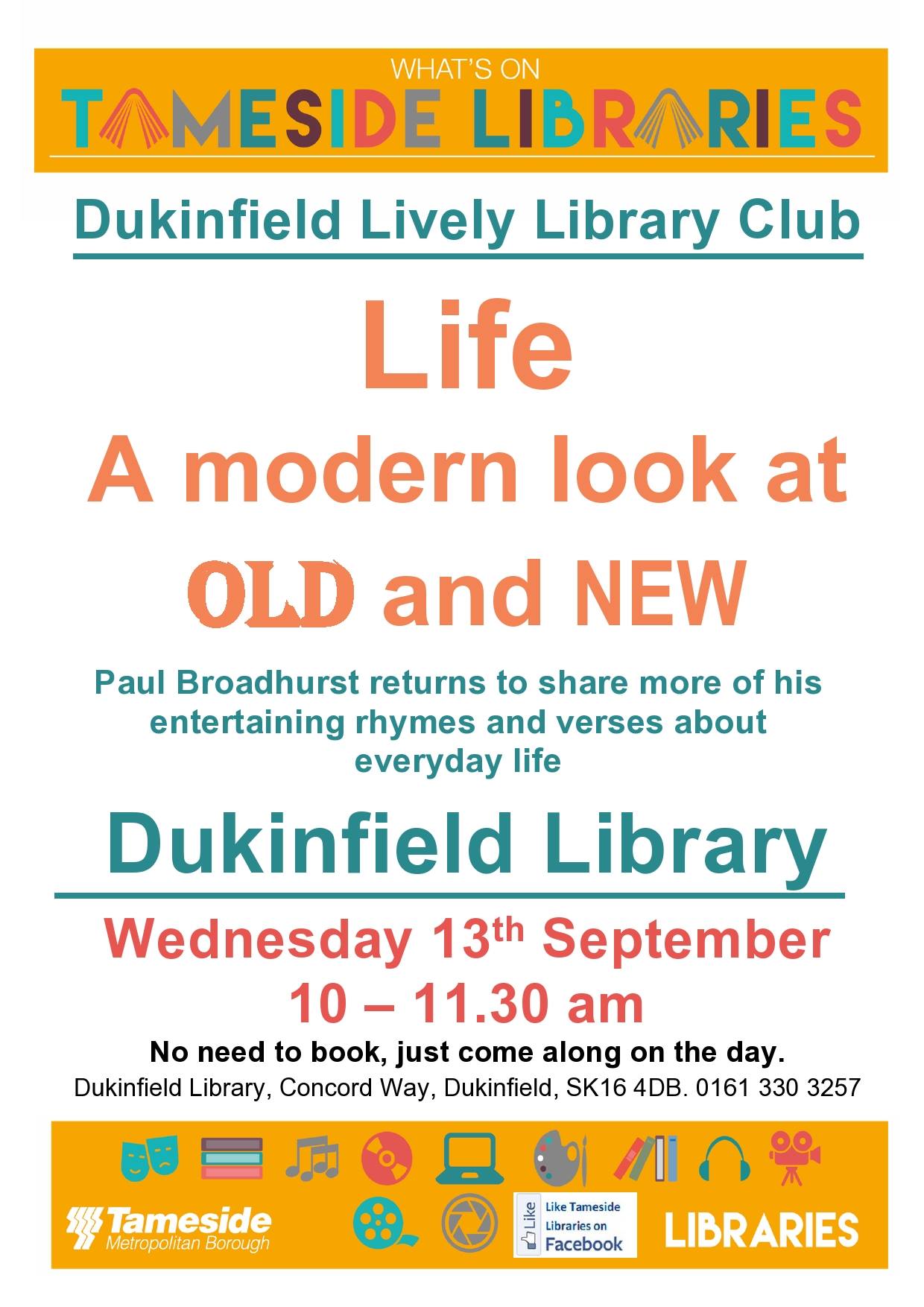 Tameside Libraries - Join us at Dukinfield Lively Library Club on ...