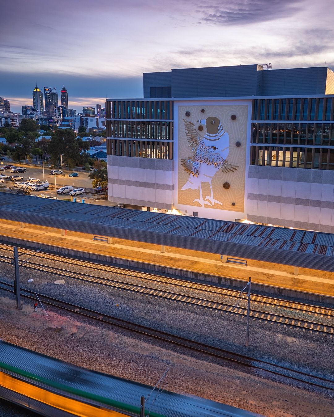 Transperth - Next time you pass East Perth Station, look up at the ...