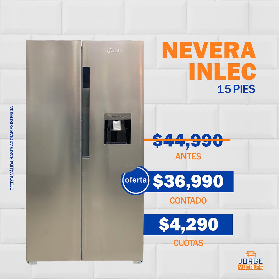 Jorge Muebles - Nevera Inlec 15 Pies [2 puertas y... | Facebook
