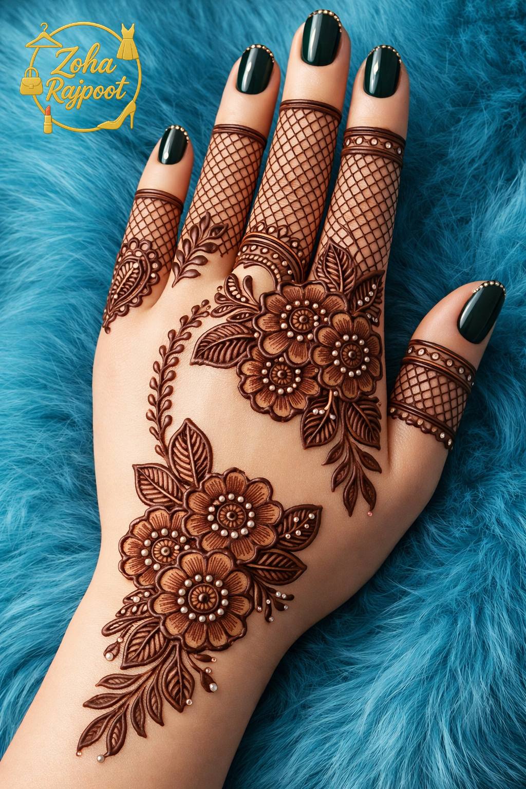Zoha Rajpoot - “Latest Mehndi Design 🔥 ” #mehndi2026... | Facebook