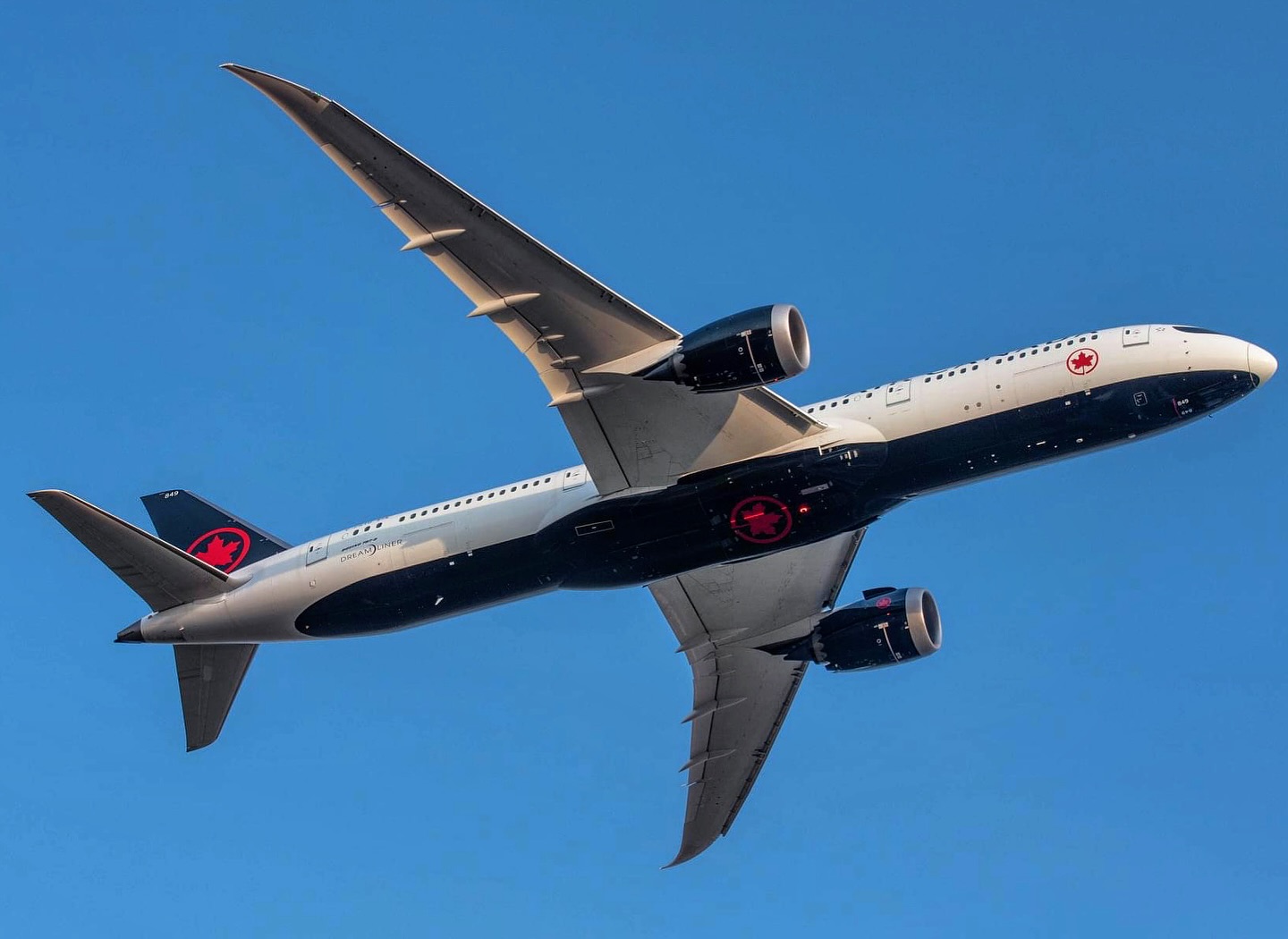 Air Canada Boeing 787-9 flight details