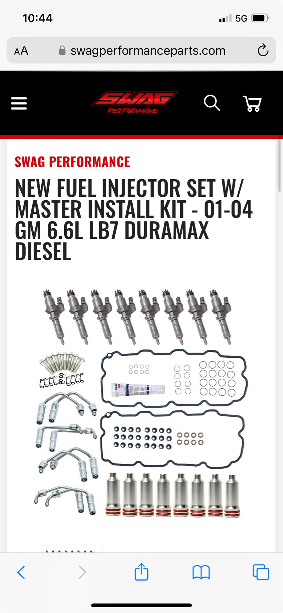6 pc DENSO Fuel Injectors for 2007-2010 Ford Edge 3.5L V6