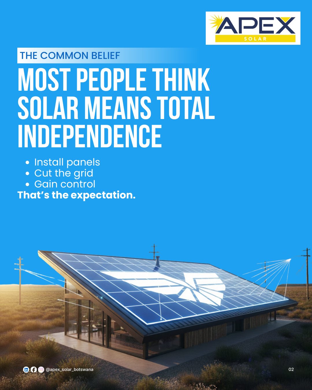 Apex Solar - Apex Solar added a new photo — in Gaborone,...