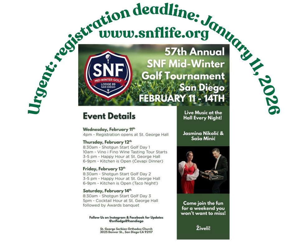 Serb National Federation - SNF | Green Tree PA