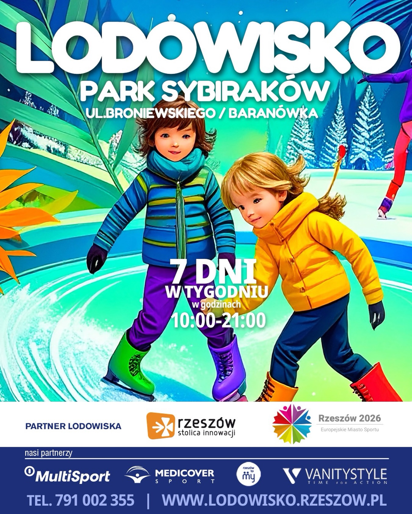 Lodowisko - Lodowisko Rzeszów| Park Sybiraków | Baranówka | ul ...