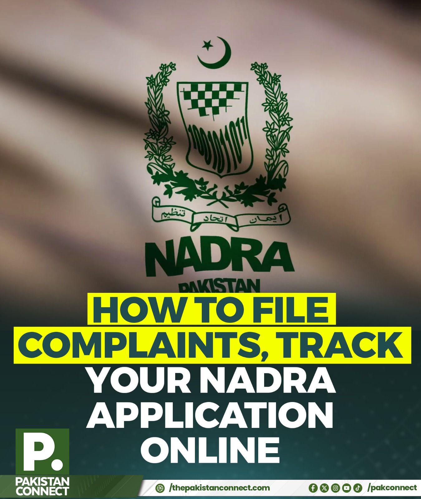 The National Database and Registration... - Pakistan Connect | Facebook