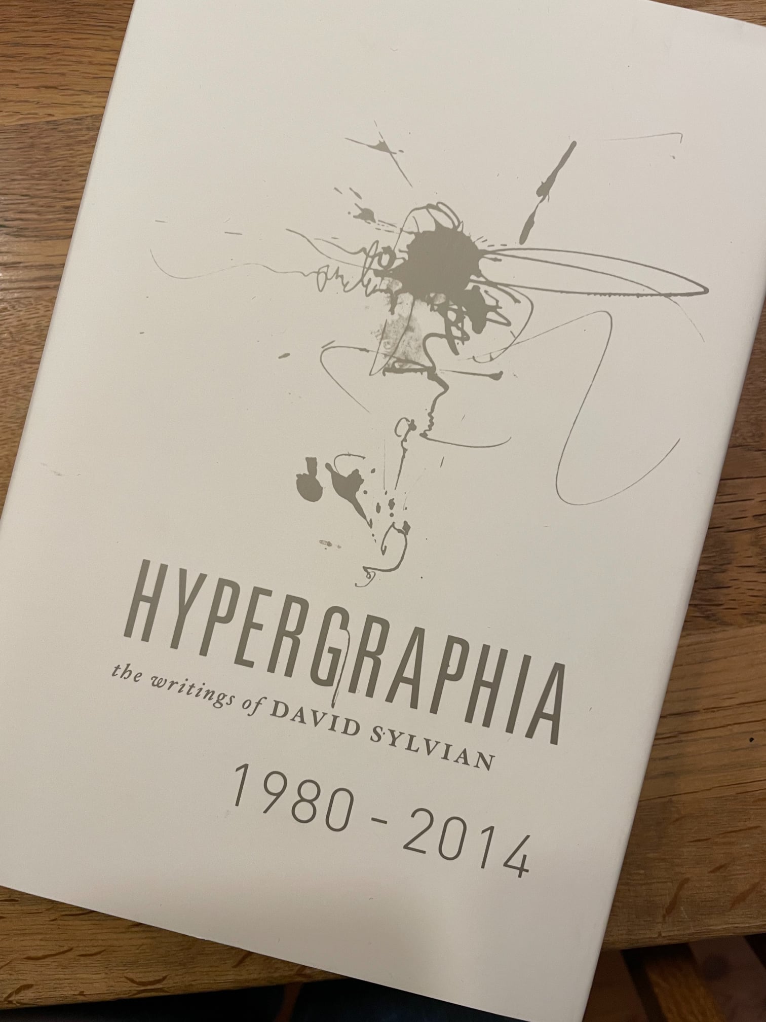 Hypergraphia – the writings of David Sylvian 1980 – 2014. This is