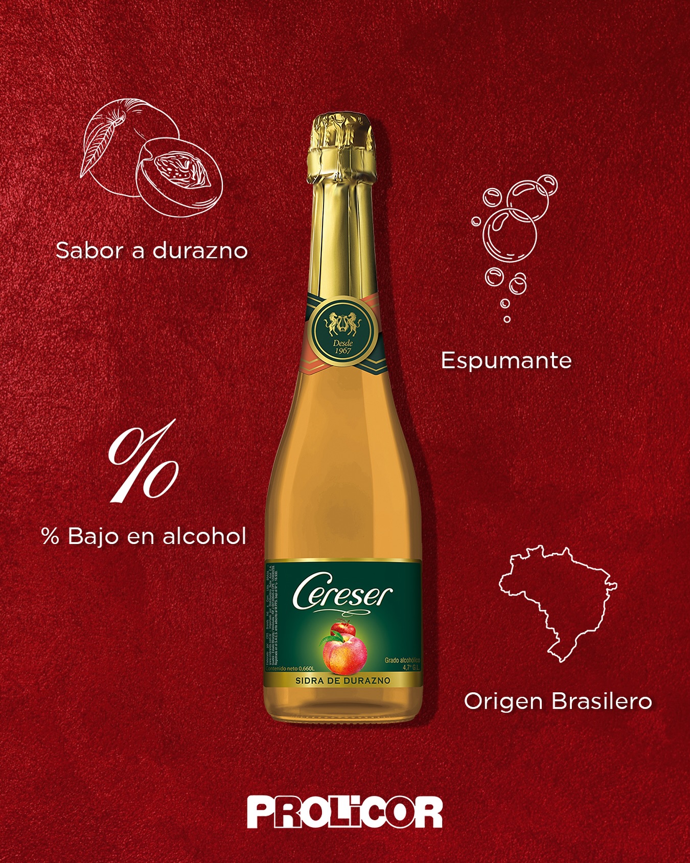 Prolicor - La sidra de durazno Cereser es la bebida perfecta para estas ...