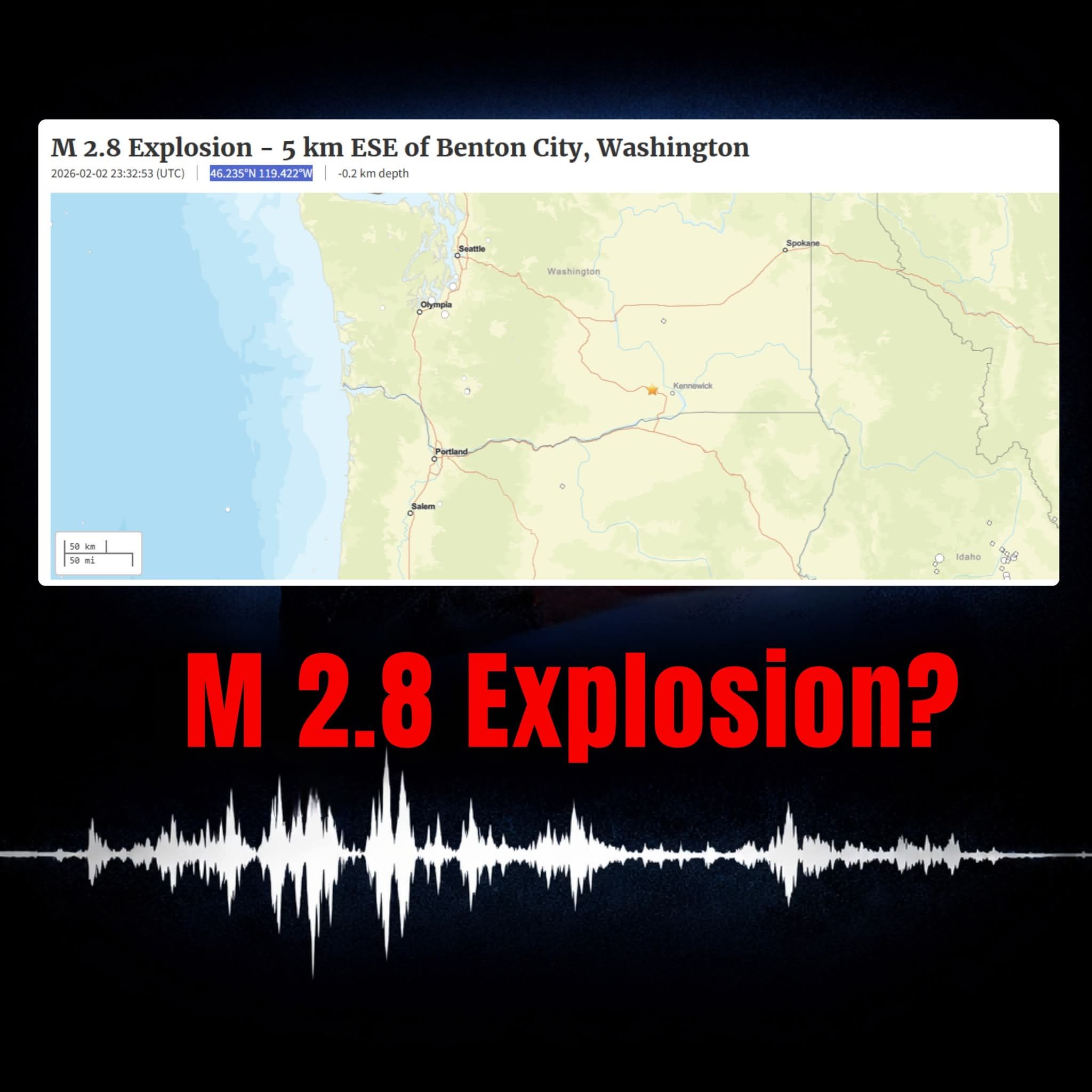 National - ⚠️ Strange Seismic Explosions Popping Up Across Washington ⚠ ...