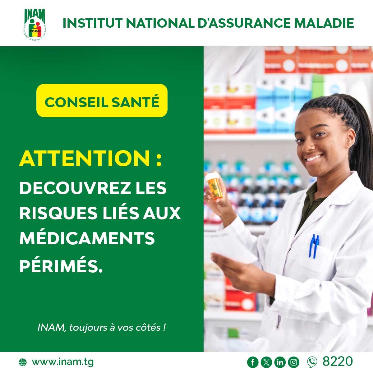 INAM - Institut National d'Assurance Maladie du Togo | Facebook