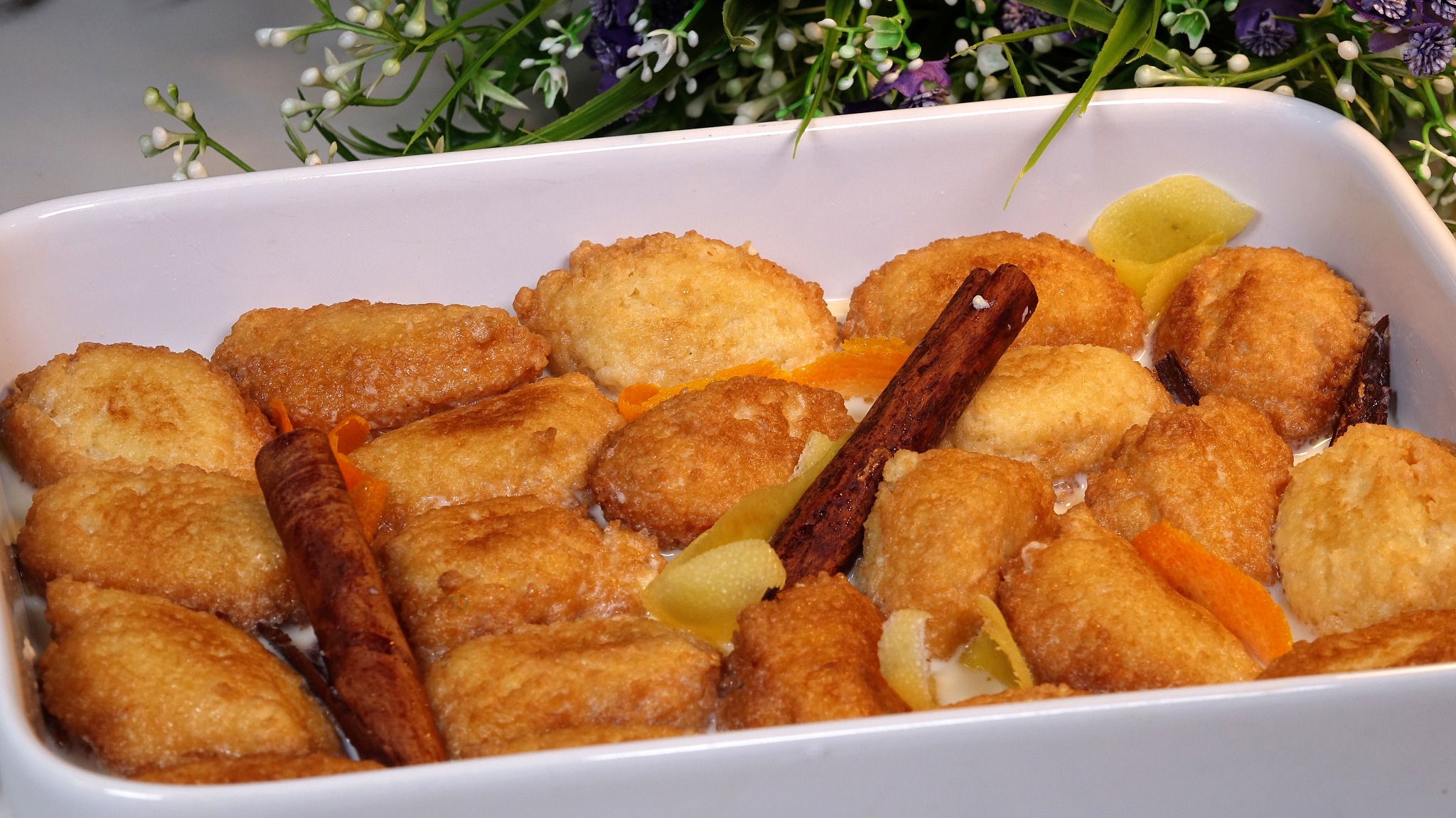 La - Papajotes con leche o Repápalos receta dulce tradicional. Receta ...