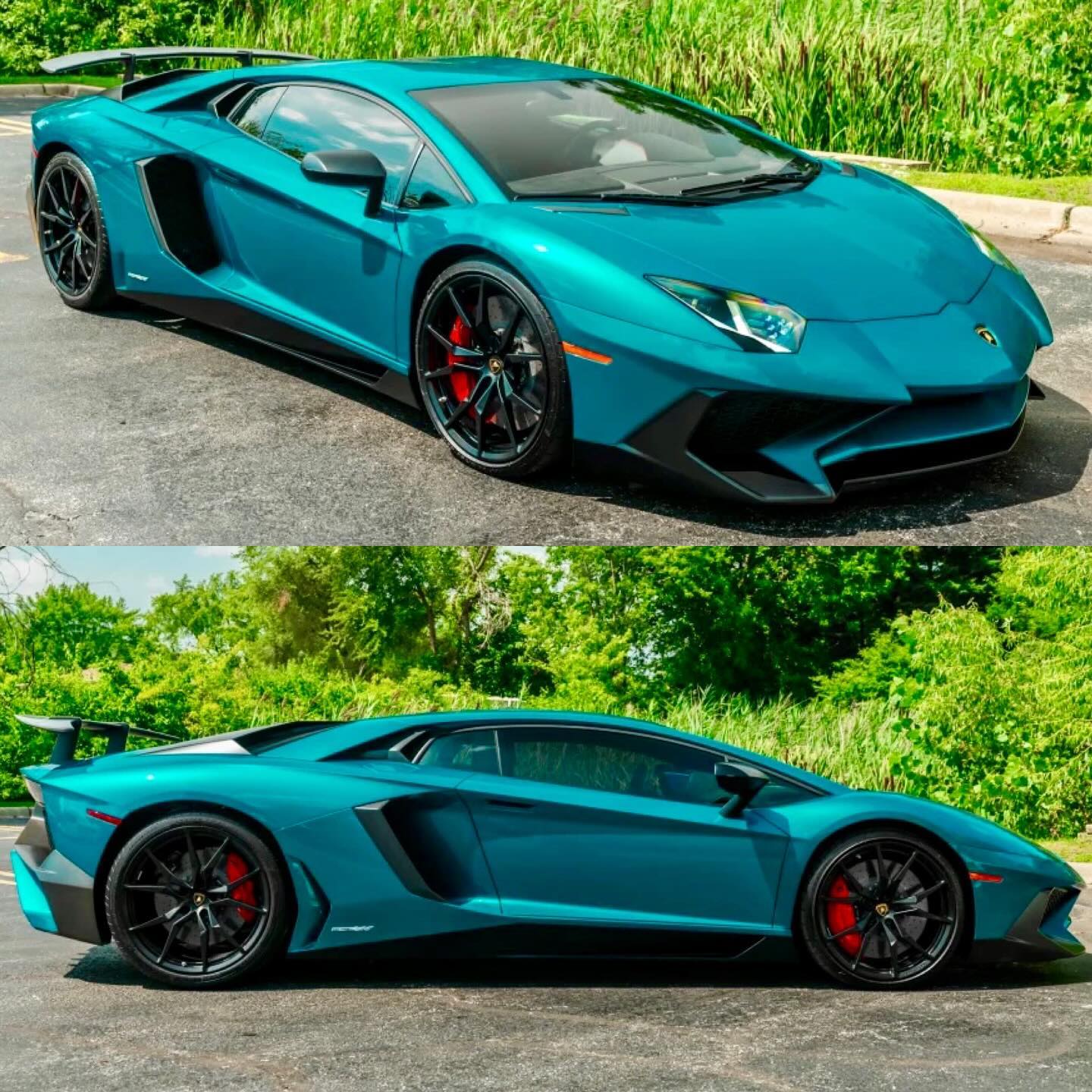 The Lamborghini aventador SV lp750-4. Super Veloce in the