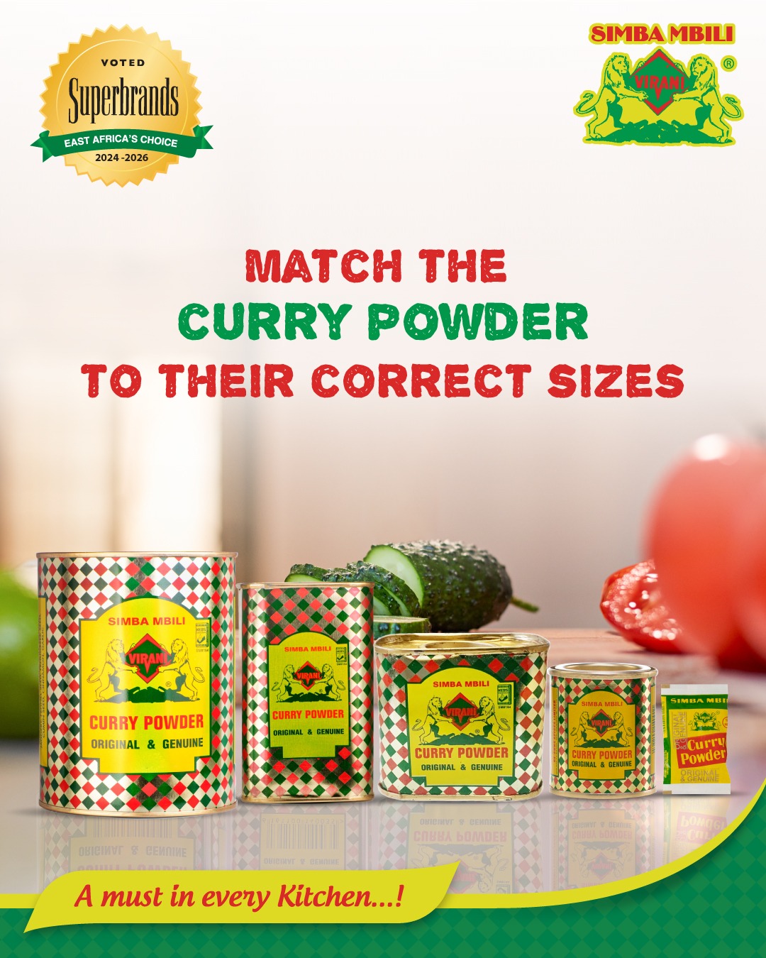 Simba - Think you’ve got a sharp eye? Match each Simba Mbili Curry ...