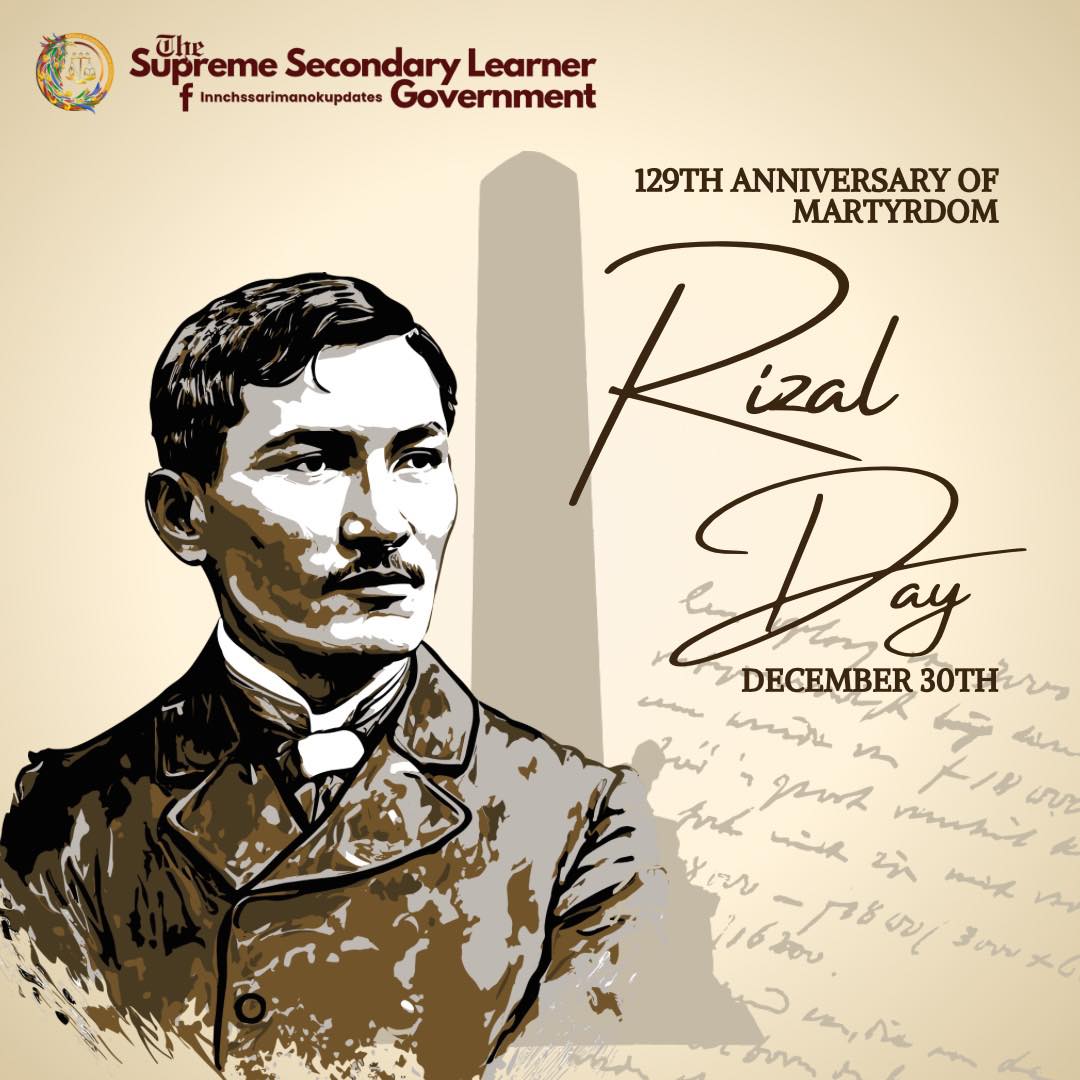 LNNCHS - LOOK | RIZAL DAY 2025 🇵🇭 Today, we celebrate the life and ...