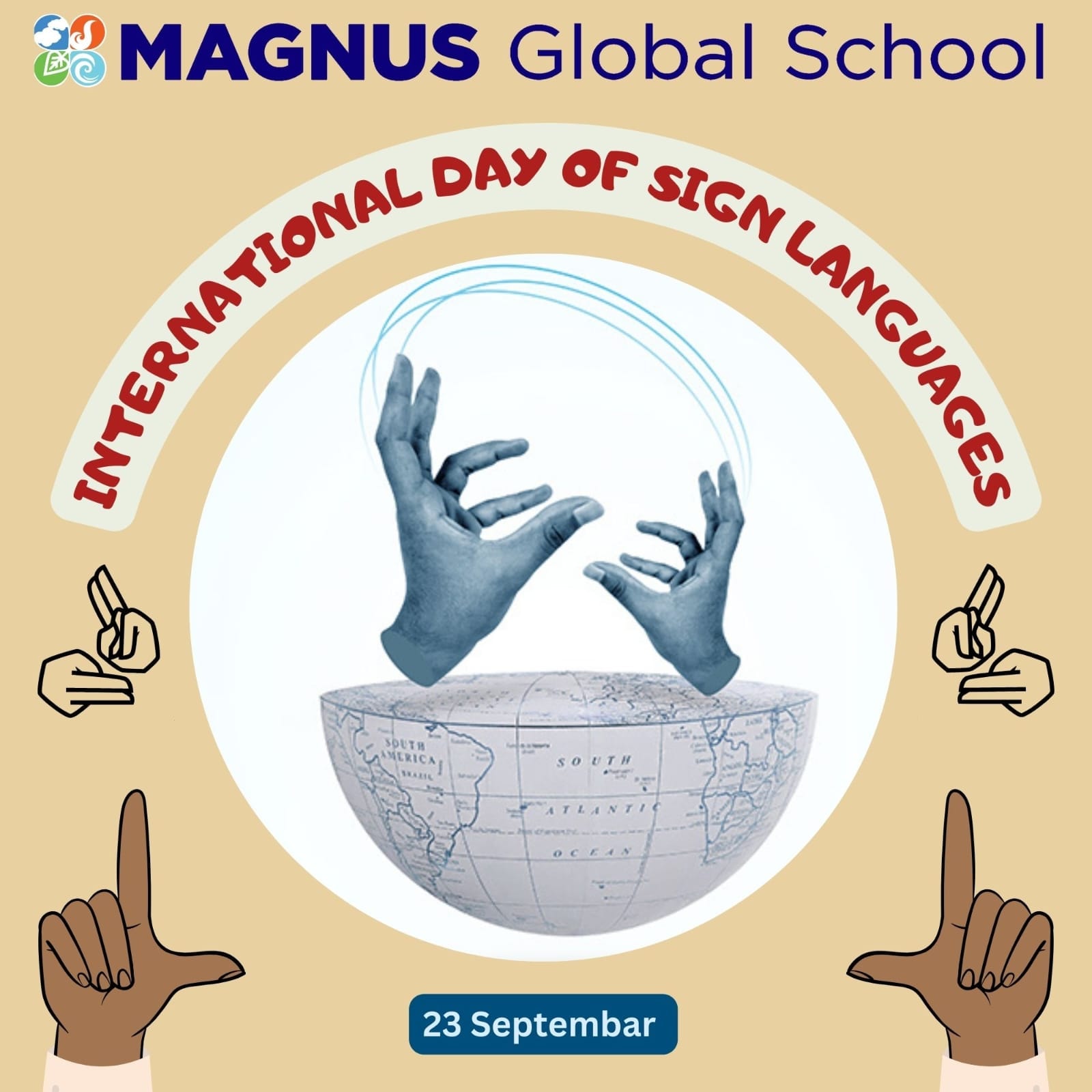On International Day of Sign... - Magnus Global School | Facebook