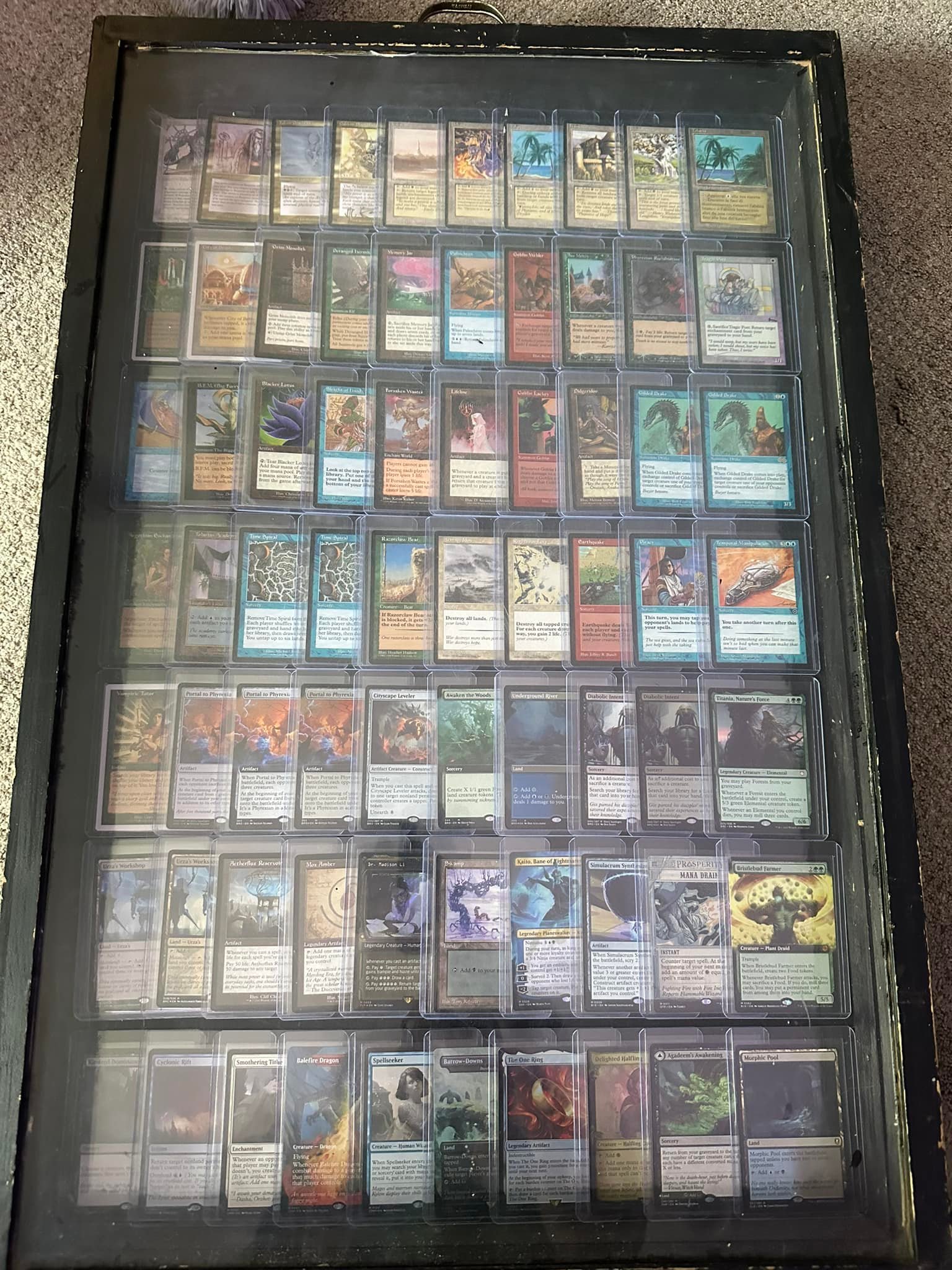 how to display mtg cards Bivitre Trading Card Frame with UV Protection Magnetic Card Holder This easy What do you think of