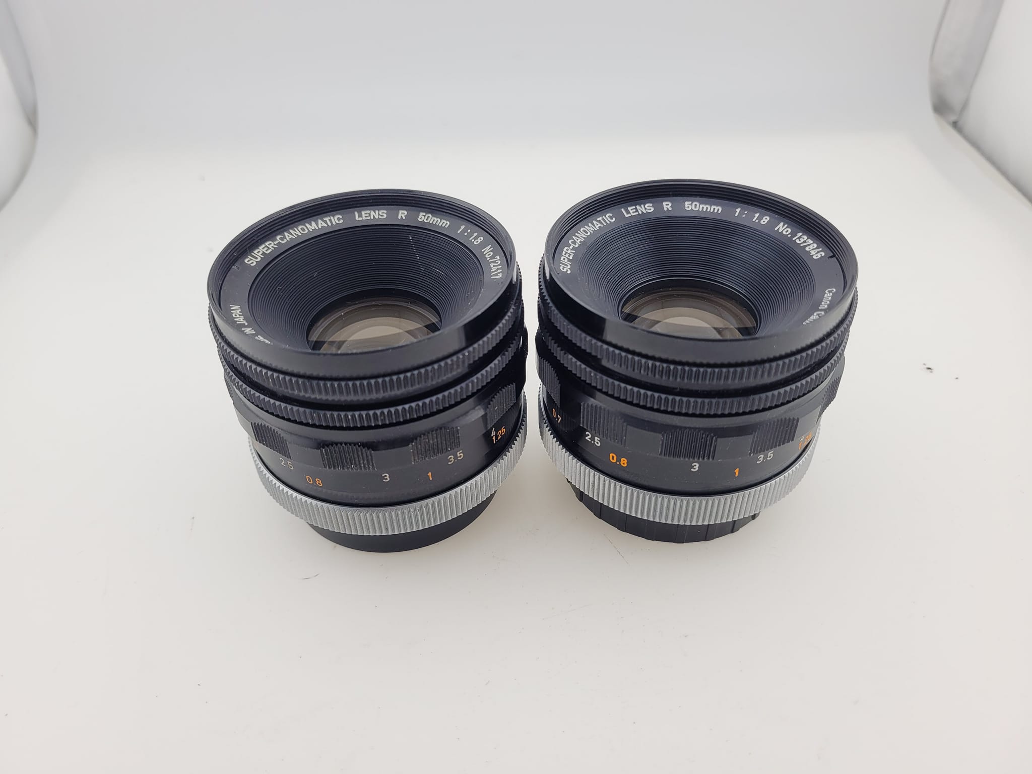 Canon 50mm f/1.8 Rangefinder Lenses: Types and Special Examples