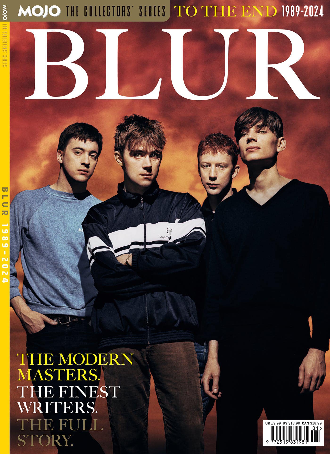Blur on the cover of Q magazine, 1996📀