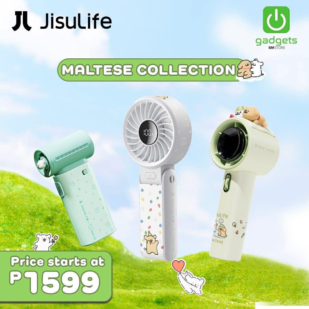 JisuLife Maltese handheld fans now at SM Gadgets