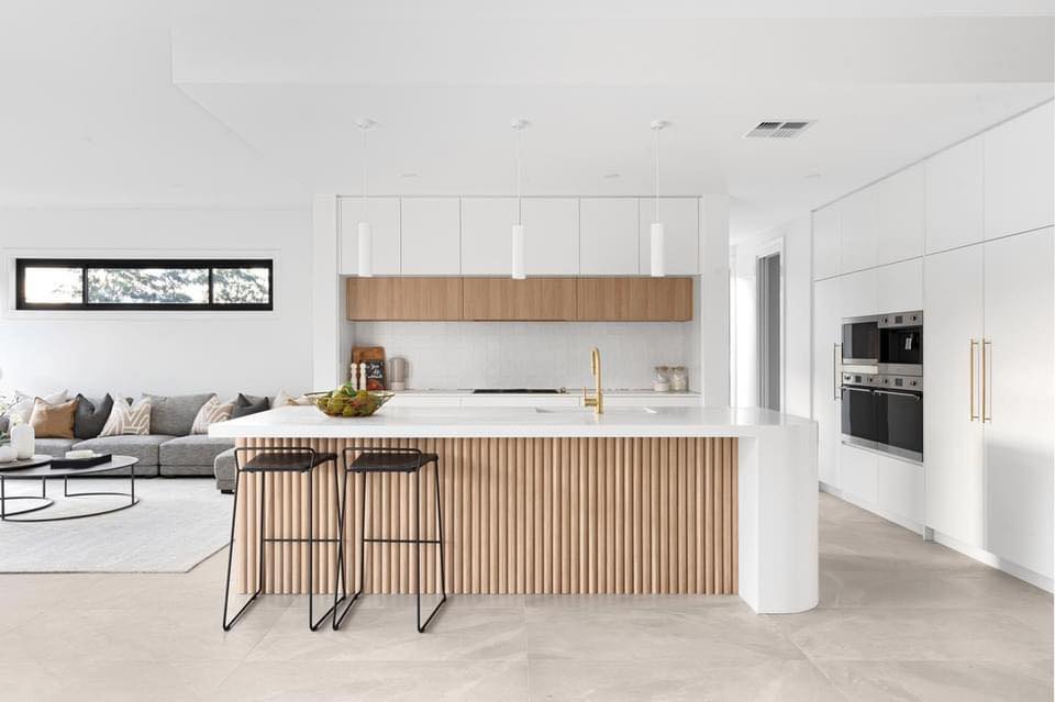 Fairmont Homes NSW - A multi-functional bench space is perfect for ...