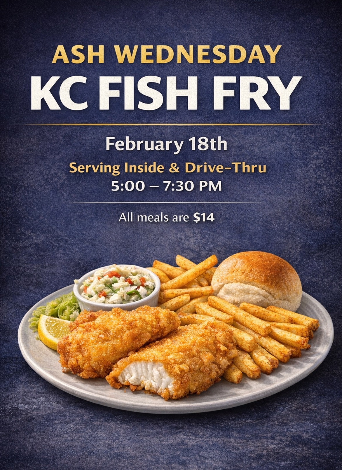 Knights of Columbus Ash Wednesday Fish Fry