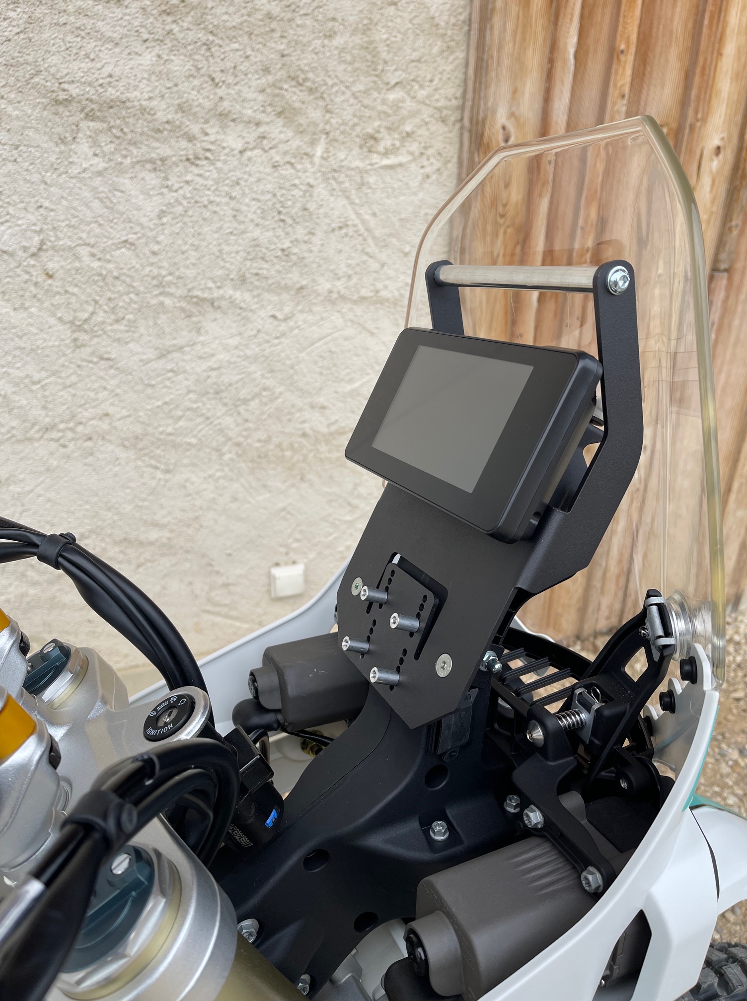 Motoboxer - Nouveau support GPS double pour Kove 450 Rally...