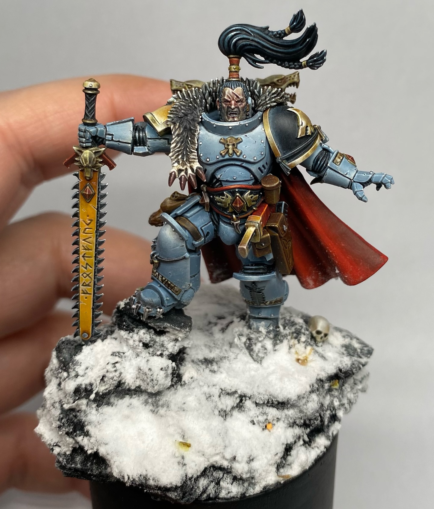 Ragnar Blackmane, the Young King of Space Wolf - Comversion. I am 