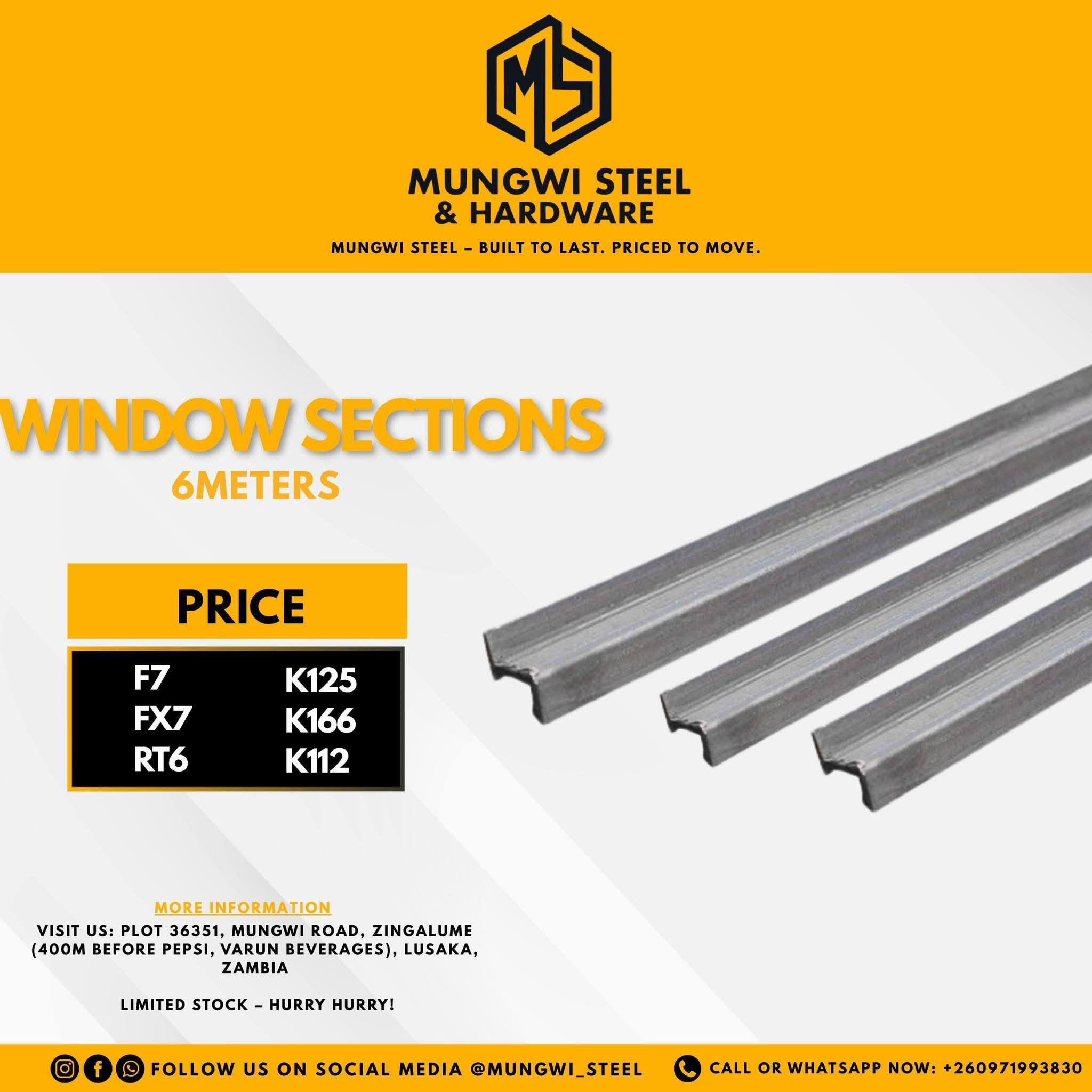Mungwi Steel | Lusaka