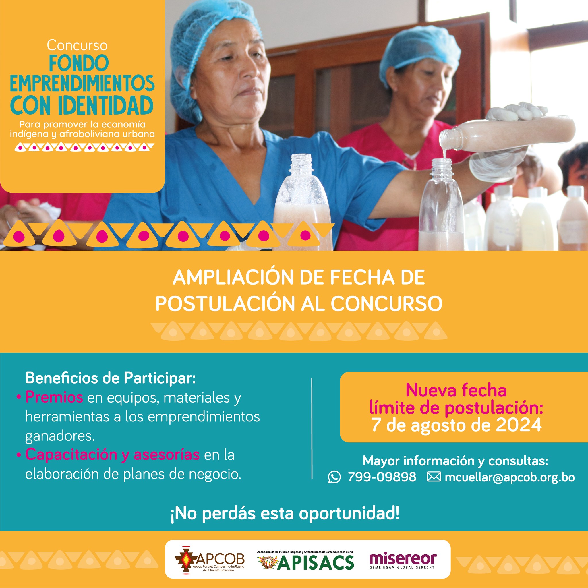 📣𝗔𝗣𝗖𝗢𝗕 𝘆 𝗔𝗣𝗜𝗦𝗔𝗖𝗦 𝗔𝗠𝗣𝗟𝗜𝗔𝗡 𝗙𝗘𝗖𝗛𝗔 𝗗𝗘 𝗣𝗢𝗦𝗧𝗨𝗟𝗔𝗖𝗜𝗢𝗡𝗘𝗦 𝗣𝗔𝗥𝗔 𝗘𝗟 𝗖𝗢𝗡𝗖𝗨𝗥𝗦𝗢 “𝗙𝗢𝗡𝗗𝗢 ...