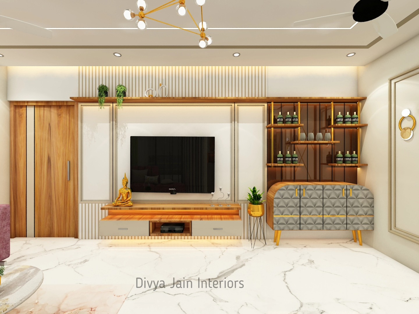 This Living room designed by Divya... - Divya jain Interiors | Facebook
