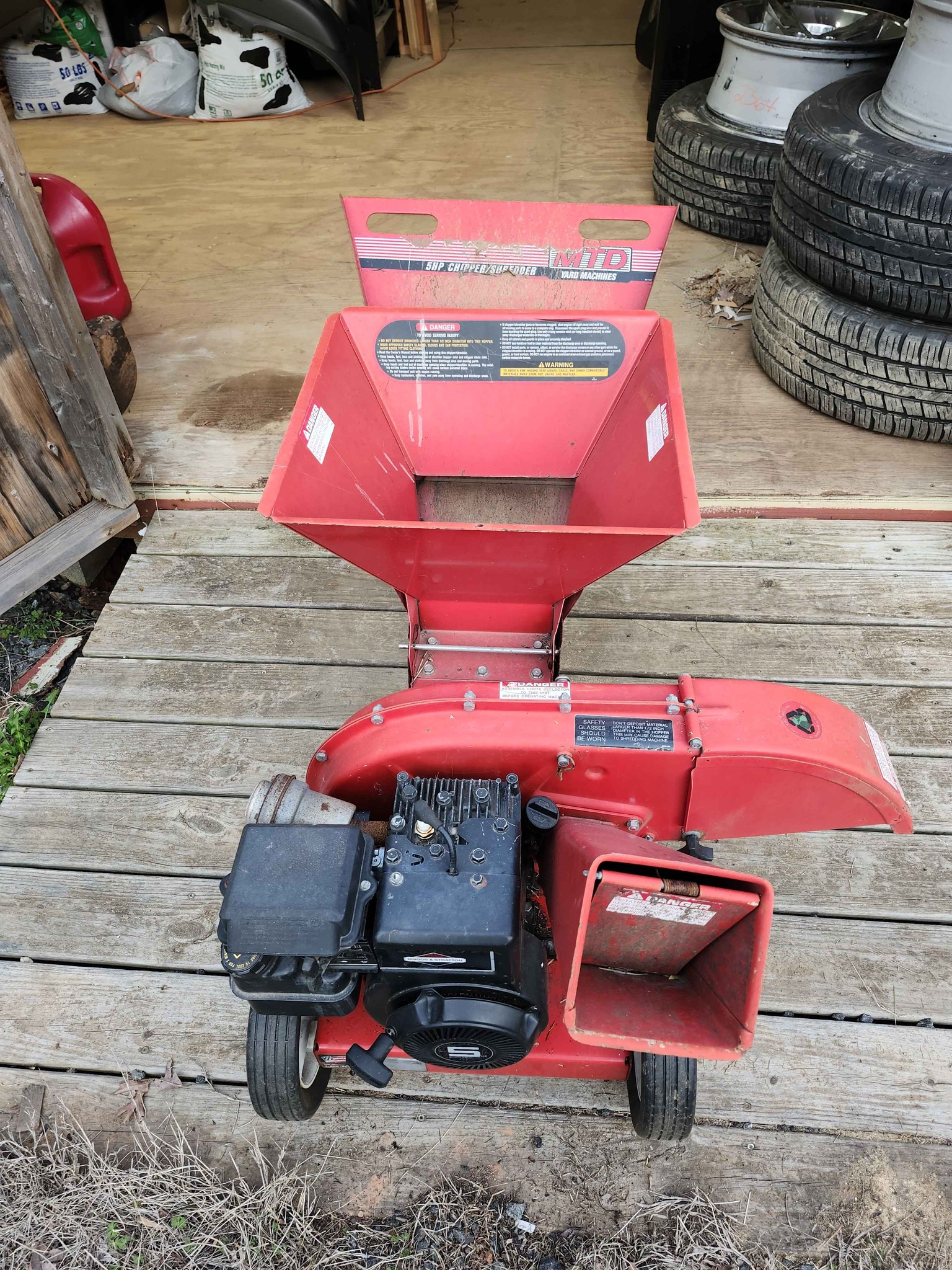 5hp Mtd Chipper Shredder